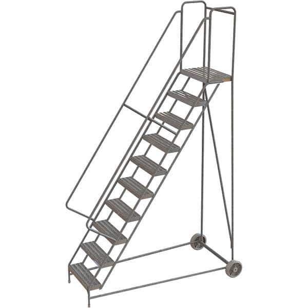 TRI-ARC - Rolling & Wall Mounted Ladders & Platforms Type: Rolling Warehouse Ladder Style: Rolling Safety Ladder - Apex Tool & Supply