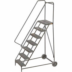 TRI-ARC - Rolling & Wall Mounted Ladders & Platforms Type: Rolling Warehouse Ladder Style: Rolling Safety Ladder - Apex Tool & Supply