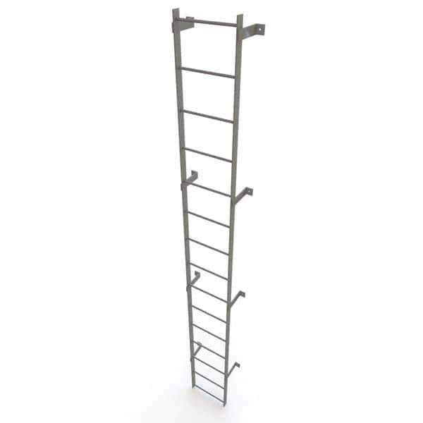 TRI-ARC - Rolling & Wall Mounted Ladders & Platforms Type: Fixed Ladder Style: Safety Cage - Apex Tool & Supply
