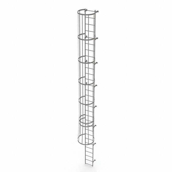 TRI-ARC - Rolling & Wall Mounted Ladders & Platforms Type: Fixed Ladder Style: Safety Cage - Apex Tool & Supply