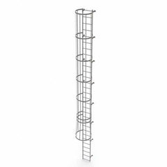TRI-ARC - Rolling & Wall Mounted Ladders & Platforms Type: Fixed Ladder Style: Safety Cage - Apex Tool & Supply