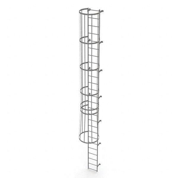 TRI-ARC - Rolling & Wall Mounted Ladders & Platforms Type: Fixed Ladder Style: Safety Cage - Apex Tool & Supply