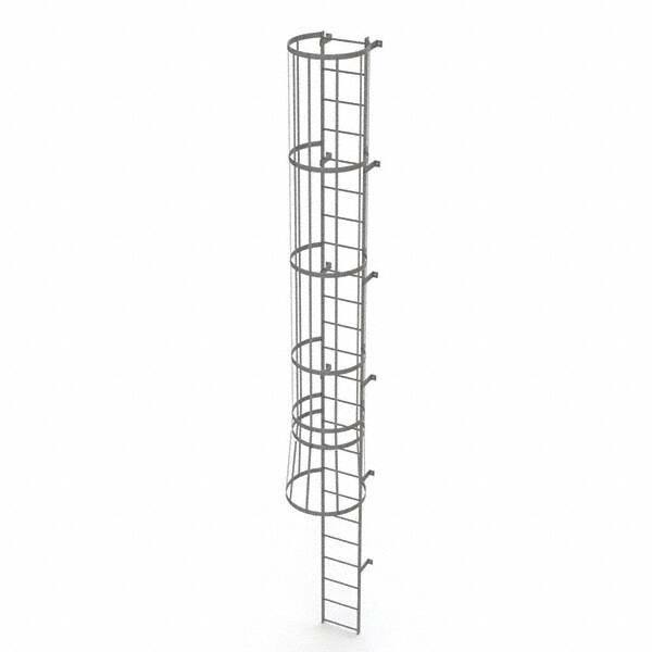 TRI-ARC - Rolling & Wall Mounted Ladders & Platforms Type: Fixed Ladder Style: Safety Cage - Apex Tool & Supply