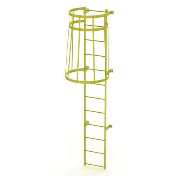 TRI-ARC - Rolling & Wall Mounted Ladders & Platforms Type: Fixed Ladder Style: Safety Cage - Apex Tool & Supply