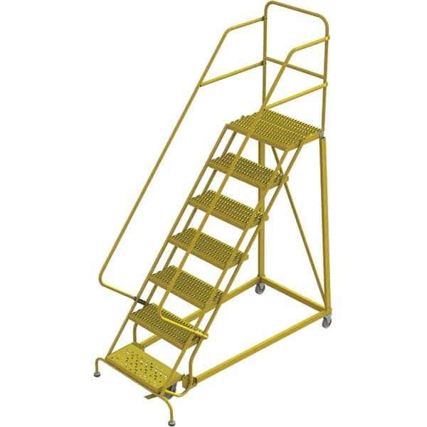 TRI-ARC - Rolling & Wall Mounted Ladders & Platforms Type: Stairway Slope Ladder Style: Forward Descent 50 Degree Incline - Apex Tool & Supply