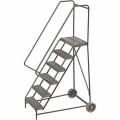 TRI-ARC - Rolling & Wall Mounted Ladders & Platforms Type: Rolling Warehouse Ladder Style: Rolling Safety Ladder - Apex Tool & Supply
