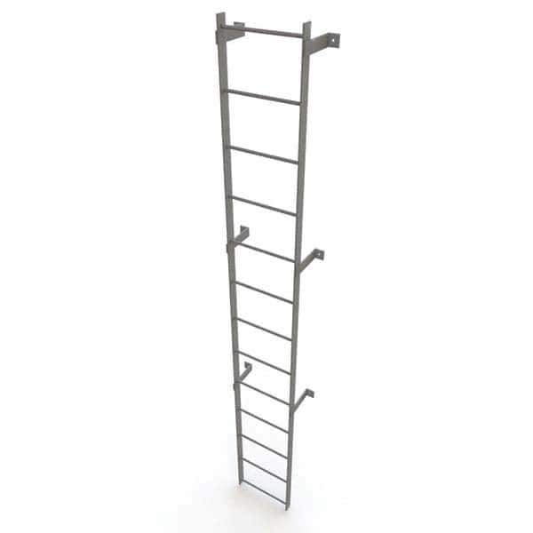 TRI-ARC - Rolling & Wall Mounted Ladders & Platforms Type: Fixed Ladder Style: Safety Cage - Apex Tool & Supply