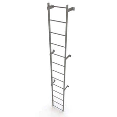 TRI-ARC - Rolling & Wall Mounted Ladders & Platforms Type: Fixed Ladder Style: Safety Cage - Apex Tool & Supply