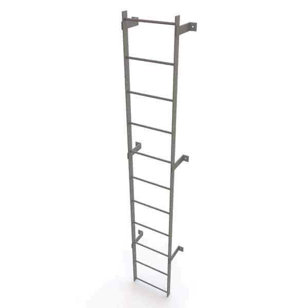 TRI-ARC - Rolling & Wall Mounted Ladders & Platforms Type: Fixed Ladder Style: Safety Cage - Apex Tool & Supply