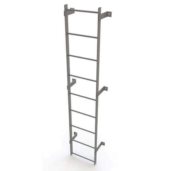 TRI-ARC - Rolling & Wall Mounted Ladders & Platforms Type: Fixed Ladder Style: Safety Cage - Apex Tool & Supply