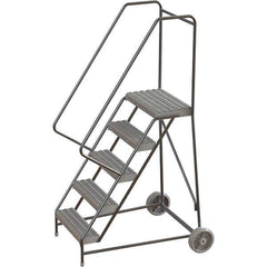TRI-ARC - Rolling & Wall Mounted Ladders & Platforms Type: Rolling Warehouse Ladder Style: Rolling Safety Ladder - Apex Tool & Supply