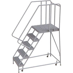 TRI-ARC - Rolling & Wall Mounted Ladders & Platforms Type: Rolling Warehouse Ladder Style: Rolling Safety Ladder - Apex Tool & Supply