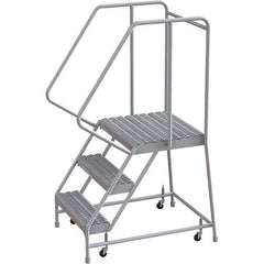 TRI-ARC - Rolling & Wall Mounted Ladders & Platforms Type: Rolling Warehouse Ladder Style: Rolling Safety Ladder - Apex Tool & Supply