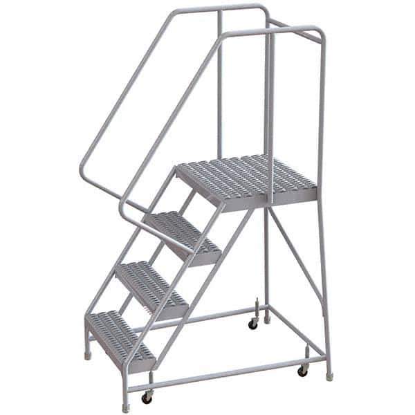 TRI-ARC - Rolling & Wall Mounted Ladders & Platforms Type: Rolling Warehouse Ladder Style: Rolling Safety Ladder - Apex Tool & Supply