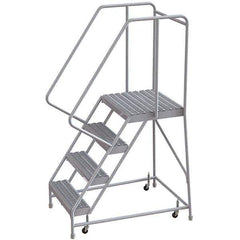 TRI-ARC - Rolling & Wall Mounted Ladders & Platforms Type: Rolling Warehouse Ladder Style: Rolling Safety Ladder - Apex Tool & Supply