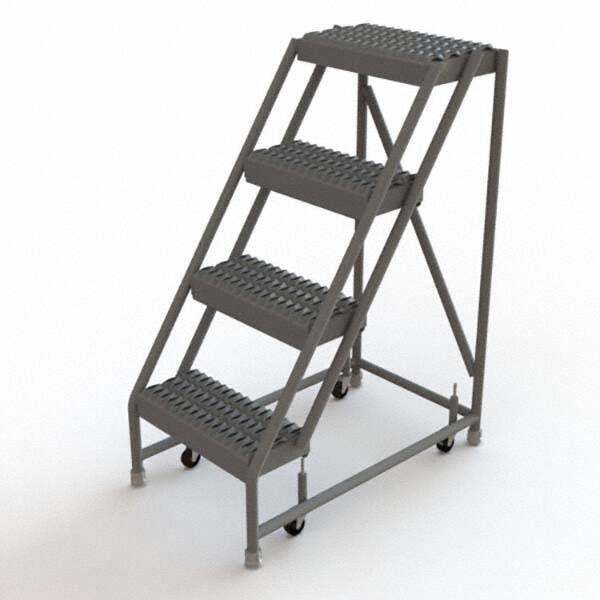 TRI-ARC - Rolling & Wall Mounted Ladders & Platforms Type: Rolling Warehouse Ladder Style: Rolling Platform Ladder - Apex Tool & Supply