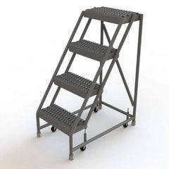 TRI-ARC - Rolling & Wall Mounted Ladders & Platforms Type: Rolling Warehouse Ladder Style: Rolling Platform Ladder - Apex Tool & Supply