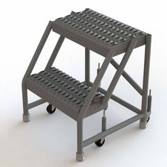 TRI-ARC - Rolling & Wall Mounted Ladders & Platforms Type: Rolling Warehouse Ladder Style: Rolling Platform Ladder - Apex Tool & Supply