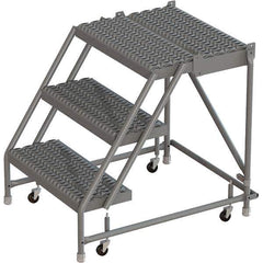TRI-ARC - Rolling & Wall Mounted Ladders & Platforms Type: Rolling Warehouse Ladder Style: Rolling Platform Ladder - Apex Tool & Supply
