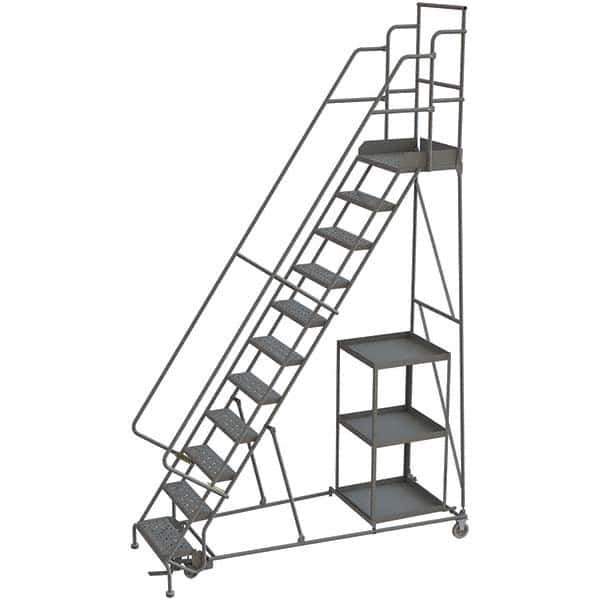 TRI-ARC - Rolling & Wall Mounted Ladders & Platforms Type: Stock-Picking Ladder Style: Rolling Safety Stock Picking Ladder - Apex Tool & Supply
