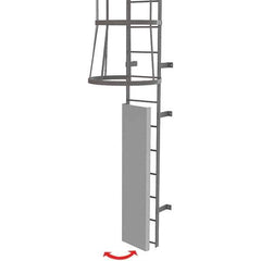 TRI-ARC - Ladder Accessories Type: Door For Use With: Tri-Arc Fixed Gray Steel Ladders - Apex Tool & Supply