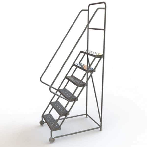 TRI-ARC - Rolling & Wall Mounted Ladders & Platforms Type: TiltNRoll Rolling Ladder Style: Tilt & Roll Safety Ladder - Apex Tool & Supply