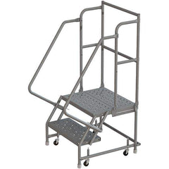 TRI-ARC - Rolling & Wall Mounted Ladders & Platforms Type: Rolling Warehouse Ladder Style: Rolling Platform Ladder - Apex Tool & Supply
