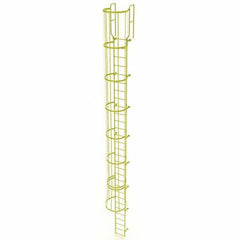 TRI-ARC - Rolling & Wall Mounted Ladders & Platforms Type: Fixed Ladder Style: Safety Cage - Apex Tool & Supply