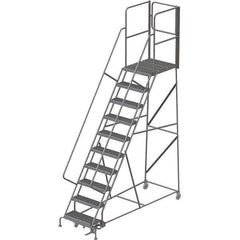 TRI-ARC - Rolling & Wall Mounted Ladders & Platforms Type: Rolling Warehouse Ladder Style: Rolling Platform Ladder - Apex Tool & Supply