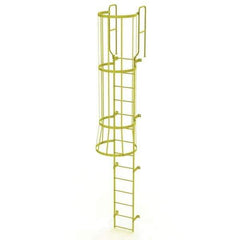 TRI-ARC - Rolling & Wall Mounted Ladders & Platforms Type: Fixed Ladder Style: Safety Cage - Apex Tool & Supply