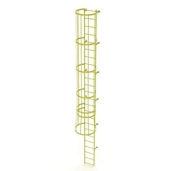 TRI-ARC - Rolling & Wall Mounted Ladders & Platforms Type: Fixed Ladder Style: Safety Cage - Apex Tool & Supply