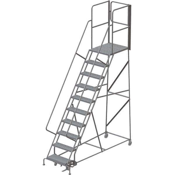 TRI-ARC - Rolling & Wall Mounted Ladders & Platforms Type: Rolling Warehouse Ladder Style: Rolling Platform Ladder - Apex Tool & Supply