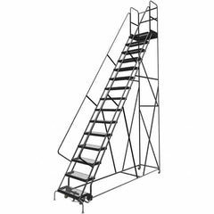TRI-ARC - Rolling & Wall Mounted Ladders & Platforms Type: Rolling Warehouse Ladder Style: Rolling Platform Ladder - Apex Tool & Supply