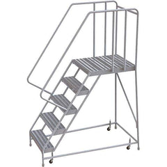 TRI-ARC - Rolling & Wall Mounted Ladders & Platforms Type: Rolling Warehouse Ladder Style: Rolling Safety Ladder - Apex Tool & Supply