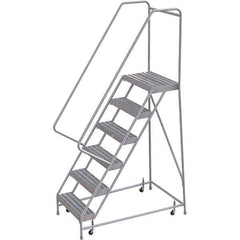 TRI-ARC - Rolling & Wall Mounted Ladders & Platforms Type: Rolling Warehouse Ladder Style: Rolling Safety Ladder - Apex Tool & Supply