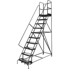 TRI-ARC - Rolling & Wall Mounted Ladders & Platforms Type: Rolling Warehouse Ladder Style: Rolling Platform Ladder - Apex Tool & Supply