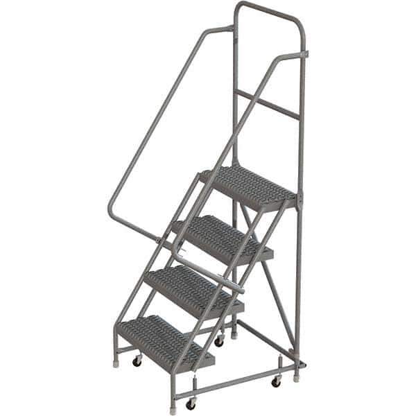 TRI-ARC - Rolling & Wall Mounted Ladders & Platforms Type: Rolling Warehouse Ladder Style: Rolling Platform Ladder - Apex Tool & Supply