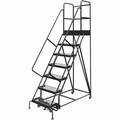 TRI-ARC - Rolling & Wall Mounted Ladders & Platforms Type: Rolling Warehouse Ladder Style: Rolling Platform Ladder - Apex Tool & Supply