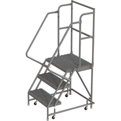 TRI-ARC - Rolling & Wall Mounted Ladders & Platforms Type: Rolling Warehouse Ladder Style: Rolling Platform Ladder - Apex Tool & Supply