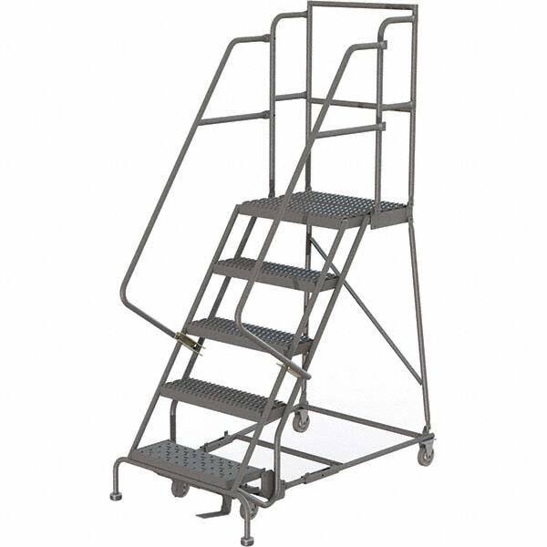 TRI-ARC - Rolling & Wall Mounted Ladders & Platforms Type: Rolling Warehouse Ladder Style: Rolling Platform Ladder - Apex Tool & Supply