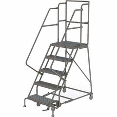 TRI-ARC - Rolling & Wall Mounted Ladders & Platforms Type: Rolling Warehouse Ladder Style: Rolling Platform Ladder - Apex Tool & Supply