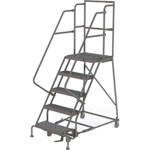 TRI-ARC - Rolling & Wall Mounted Ladders & Platforms Type: Rolling Warehouse Ladder Style: Rolling Platform Ladder - Apex Tool & Supply