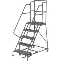 TRI-ARC - Rolling & Wall Mounted Ladders & Platforms Type: Rolling Warehouse Ladder Style: Rolling Platform Ladder - Apex Tool & Supply