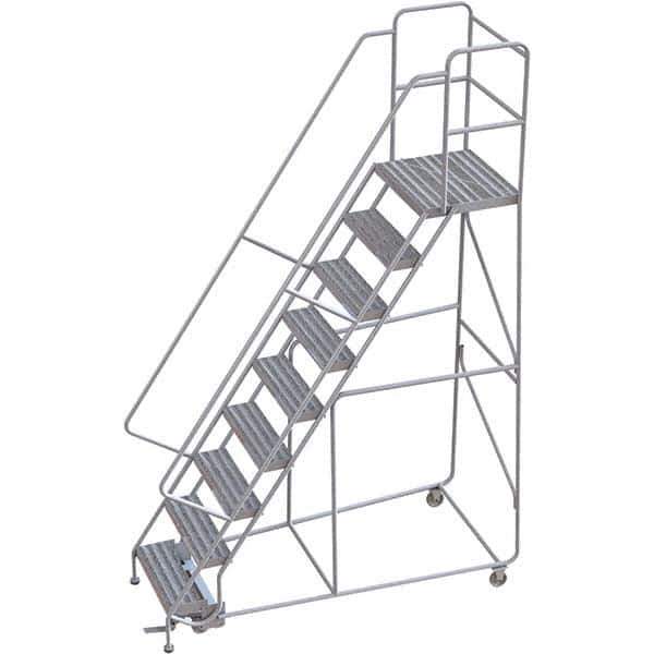 TRI-ARC - Rolling & Wall Mounted Ladders & Platforms Type: Rolling Warehouse Ladder Style: Rolling Safety Ladder - Apex Tool & Supply
