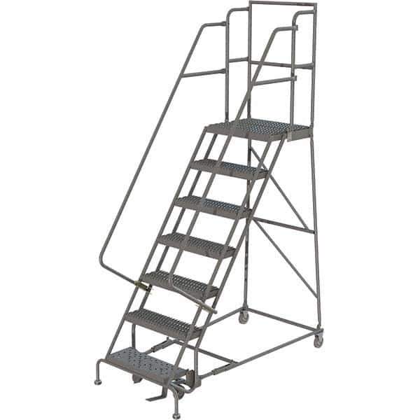 TRI-ARC - Rolling & Wall Mounted Ladders & Platforms Type: Rolling Warehouse Ladder Style: Rolling Platform Ladder - Apex Tool & Supply