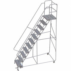 TRI-ARC - Rolling & Wall Mounted Ladders & Platforms Type: Rolling Warehouse Ladder Style: Rolling Safety Ladder - Apex Tool & Supply