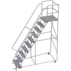 TRI-ARC - Rolling & Wall Mounted Ladders & Platforms Type: Rolling Warehouse Ladder Style: Rolling Safety Ladder - Apex Tool & Supply
