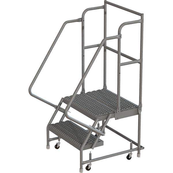 TRI-ARC - Rolling & Wall Mounted Ladders & Platforms Type: Rolling Warehouse Ladder Style: Rolling Platform Ladder - Apex Tool & Supply