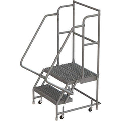 TRI-ARC - Rolling & Wall Mounted Ladders & Platforms Type: Rolling Warehouse Ladder Style: Rolling Platform Ladder - Apex Tool & Supply