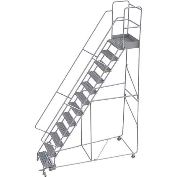 TRI-ARC - Rolling & Wall Mounted Ladders & Platforms Type: Rolling Warehouse Ladder Style: Rolling Safety Ladder - Apex Tool & Supply